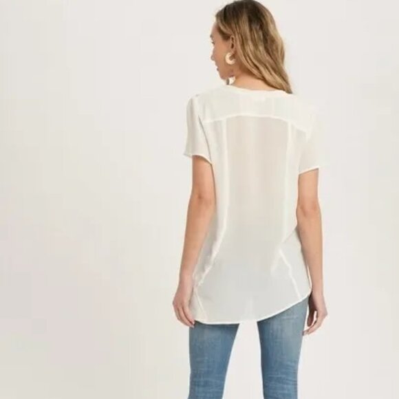 CLEAR OUT!!!! Asymmetric Modern Draped Top - Picture 8 of 12